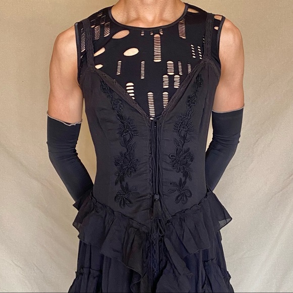 🚫SOLD🚫 The Goth Fairycore Gown 🧚‍♀️🥀 - Picture 4 of 7